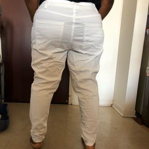 Lane Bryant mid rise skinny jeans white size 22